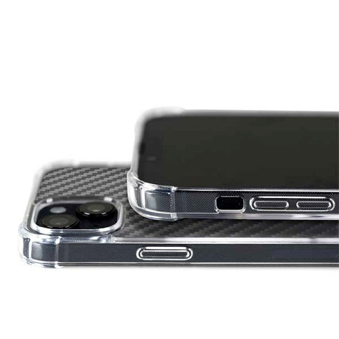 Black Carbon Fiber Specialty Texture Material iPhone 15 MagSafe Case